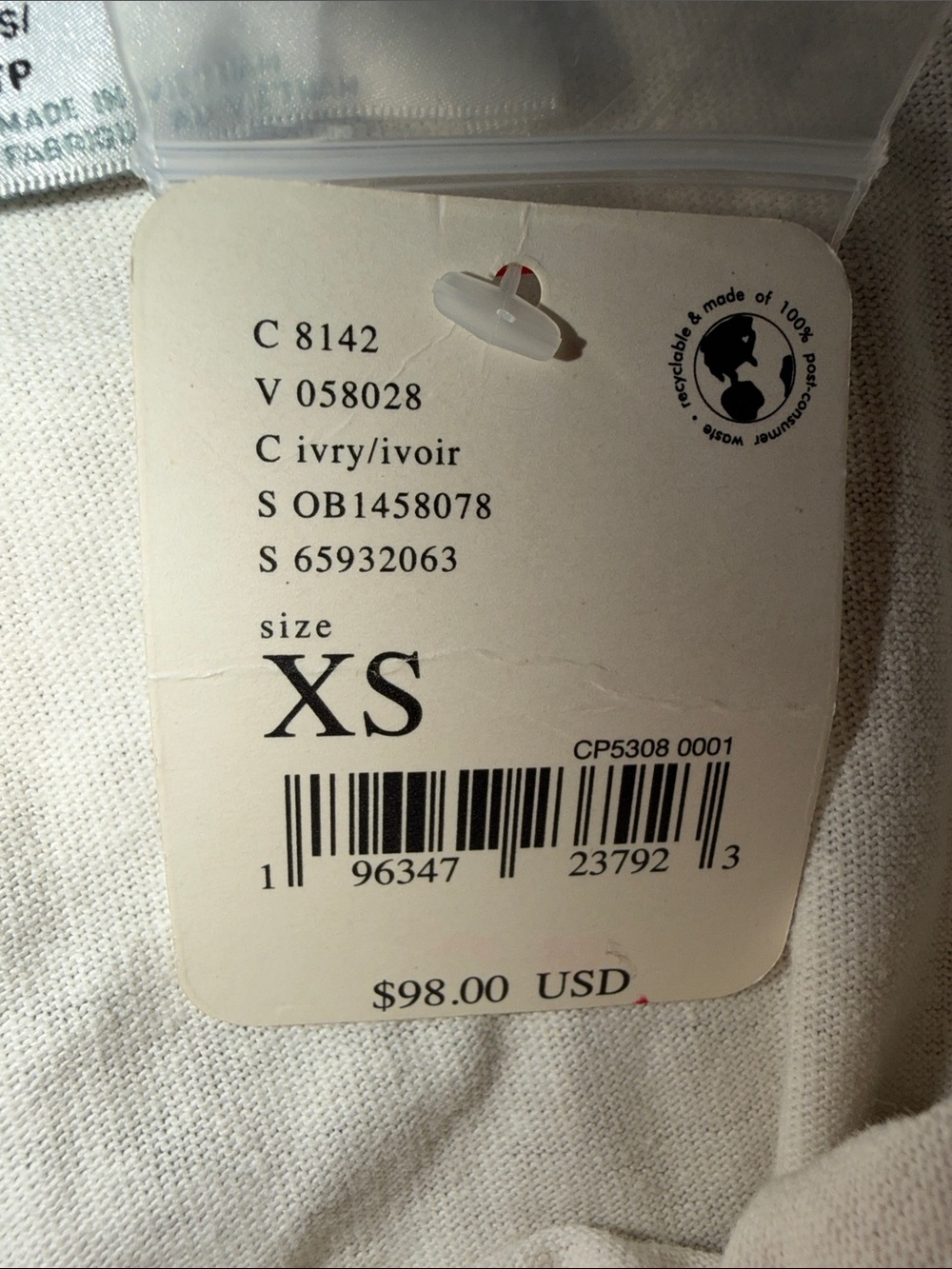 Free People beach Off-Shoulder Cream Maxi Dress with Side Button Detail Xs - Picture 5 of 7
